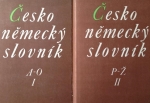 Česko německý slovník (2 svazky: A-O, P-Ž) 