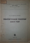 Zdravotně-technické posuzování jakosti vody