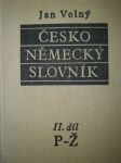 Česko-německý slovník II. díl P-Ž