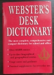 Webster Desk Dictionary