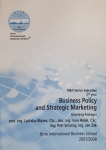 Business Policy and Strategic Marketing