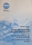 Human and Knowledge Resources Management