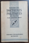 Histoire des doctrines politiques en France