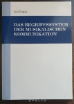 Das Begriffssystem der musikalischen Kommunikation