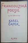 Francouzská poesie a jiné překlady Karla Čapka